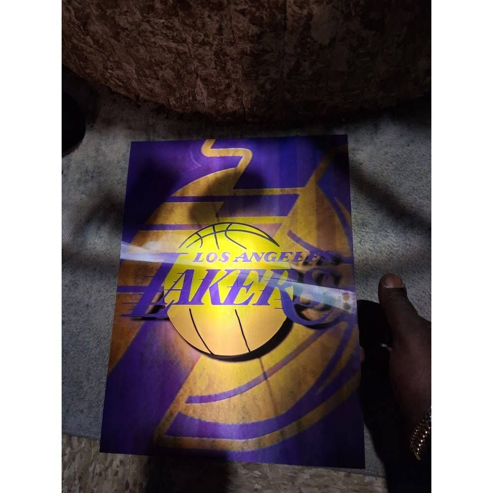 Los Angeles Lakers 3d Wall Poster/decor